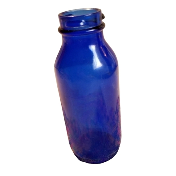 Bromo-Seltzer Emerson Drug Co 5" Cobalt Blue - Picture 1 of 9